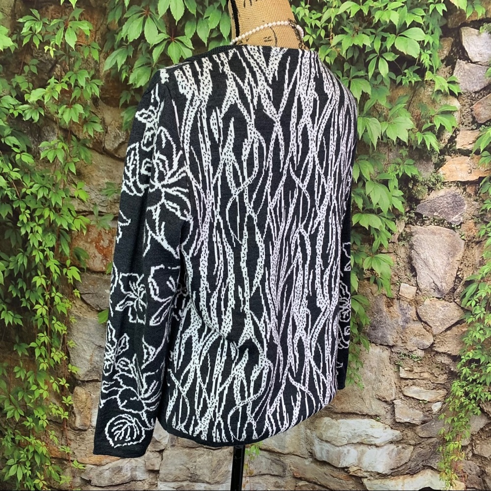 Skovhuus Gray Patterned Single-Button Front Danis… - image 7